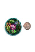 Embroidered Flower Pins
